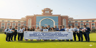 Amity University Noida Ranks #1 in Southern Asia for Outbound Exchange Students | QS Asia 2026